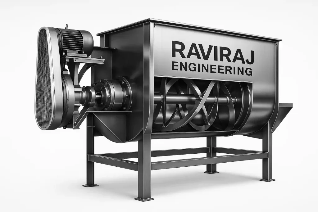 Ribbon Blender Mixer Machine